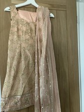 Pink And Peach Indian 3 Piece