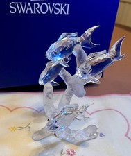 Retired Swarovski Crystal SCHOOL OF FISH 666355  "Aquatic Worlds" boxed