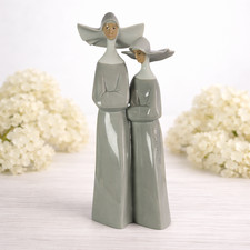 Vintage Lladro Two Nuns