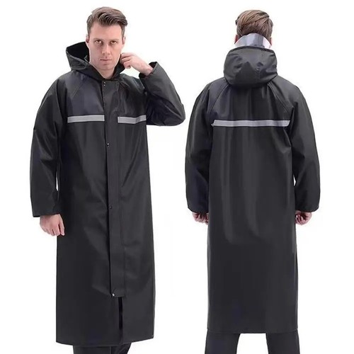 Long waterproof raincoat - long,
