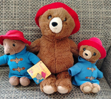 3 Small Paddington bear soft