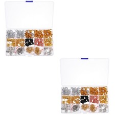 2 Boxes of Braided Hair Rings