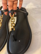 Womens's black primark tstrap