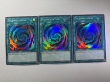 3 x Polymerization RA02-EN047 Super Rare 1st Edition YuGiOh Playset NM
