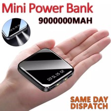 9000000mAh Power Bank Portable Fast Charger Battery Pack 2 USB for Mobile Phone.
