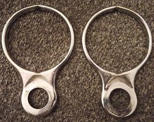 Vintage Triumph T150 Speedometer / Rev Counter Brackets - Genuine & Original