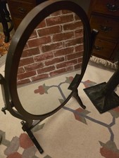 Vanity Dresser Mirror Edwardian Design Mahogany Wood