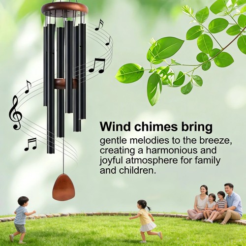 Wind chimes large deep tone - deep,