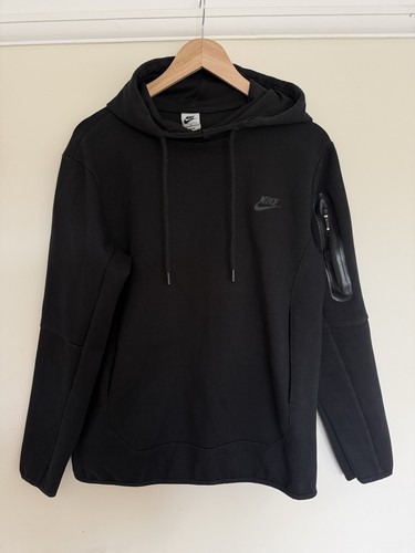 Nike tech fleece hoodie black - fleece,