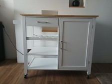 Kitchen trolley/ island with real wood top