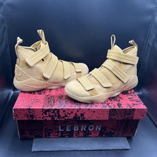 Size 10 - Nike LeBron Soldier 11 SFG Wheat Gold With Box