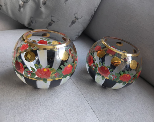Mackenzie childs glass round - glass,