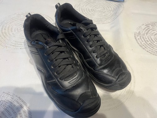 Boys black lace - lace, up