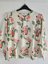 CATH KIDSTON ROSE FLUTTER JUMPER SIZE MEDIUM NEW