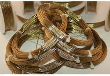 Windscreen Glass Cheese Cutting Out Gold Twisted Wire High Quality 0.8mm x 22m