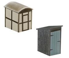 Hornby Skaledale R9782 Utility Lamp Huts x2 - OO Gauge