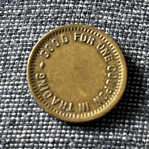 Antique brass machine - machine, token