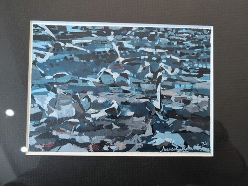 Mixed media painting devon - mixed,