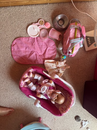 Baby born doll car seat - baby,