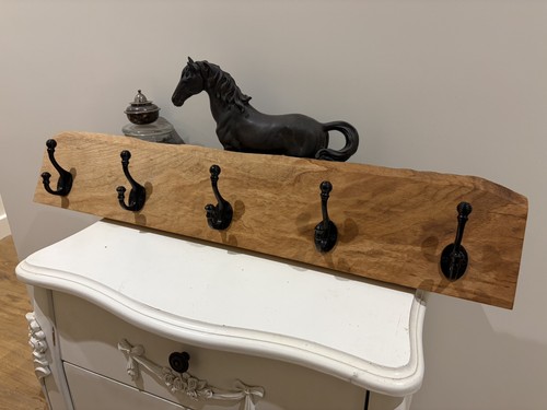 Handmade solid oak wood coat - handmade,