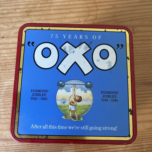 Oxo cube collectable tin - cube,