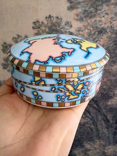 Vintage tiffany world map - tiffany,