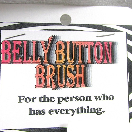 Belly button brush - gag, gift