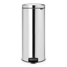 BRABANTIA 30L NEWCON PEDAL BIN BRILLIANT STAINLESS STEEL