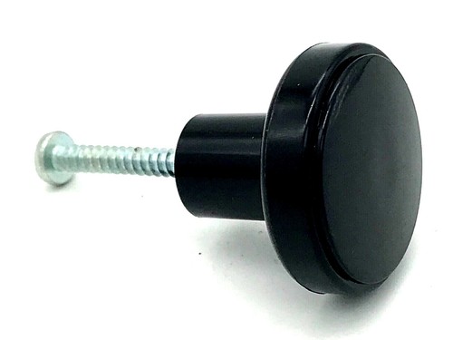 Black door knobs 30mm kitchen - black,