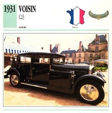 Voisin C23, 1931. Classic Cars