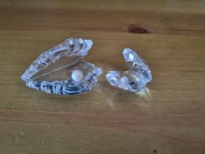 Swarovski? Crystal Oyster Clam Shell With Pearl