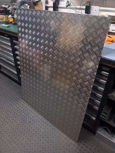 Aluminium bar tread plate - bar,