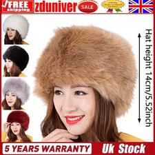 Lady Winter Warm Cossack Hat Russian Style Ski Soft Fake Fur Thick Ear Warmer. 