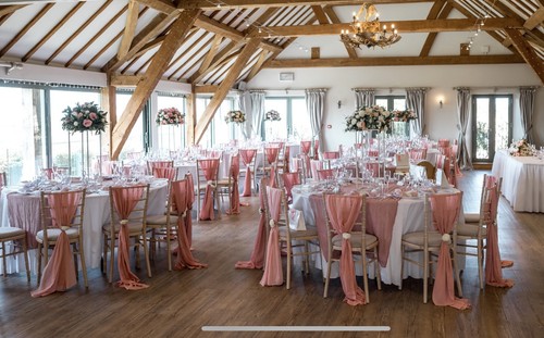 Dusty pink chair drapes - pink,