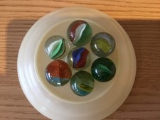 7 X Two Coloured Cats Eye