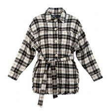 Zara Plaid Belted Shacket