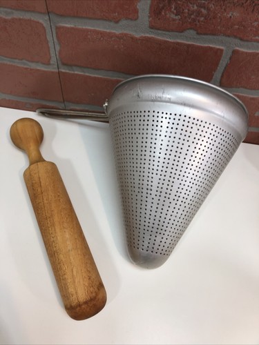 Vintage ricer sieve - sieve, mill