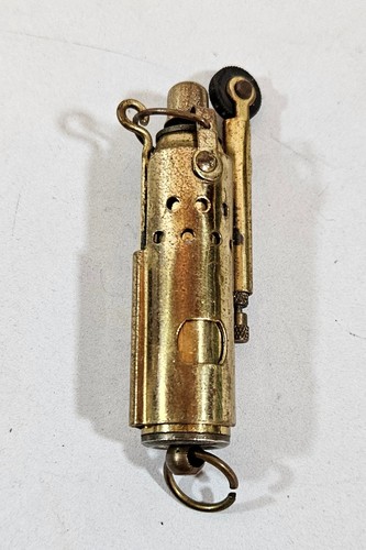 Antique brass trench lighter - antique,