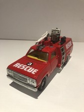 Corgi 1001-A Angus “firestreak” Fire Tender Rescue Truck Working Electrics 1982