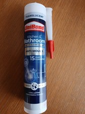 Unibond Kitchen And Bathroom  Sanitary Silicone Sealant Translucent 274g