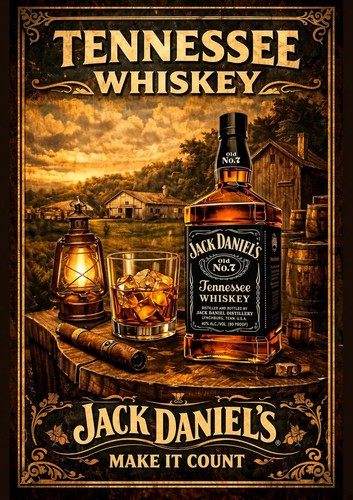 Jack daniel whiskey art - daniel's,