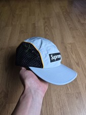 Supreme Race Camp Mesh 5 Panel Cap, One Size, Blue