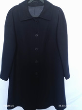 100% Virgin Wool Coat Navy EU
