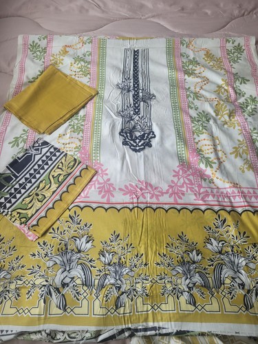 3pc unstitched salwar kameez - salwar,