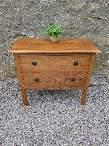 Antique oak chest drawers - antique,