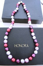 Honora silver red - silver, lilac