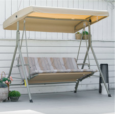 3 Seater Garden Swing Chair