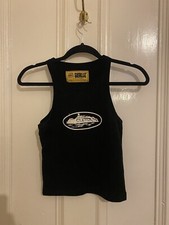 Cortiez Women’s Black Tank Top Size 10/12 With Alcatraz Logo