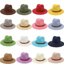 Men Women Wide Brim Straw