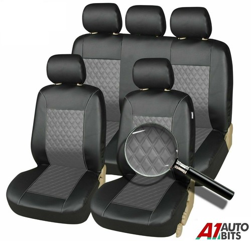 Leather look car seat - leather,
